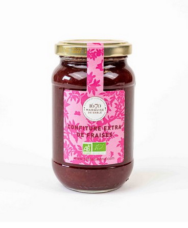 Erdbeeren BIO-Marmelade aus Frankreich