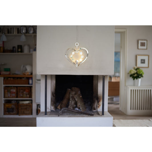 großes Weihnachtsherz Goldfarben, LED | Jette Frölich Design