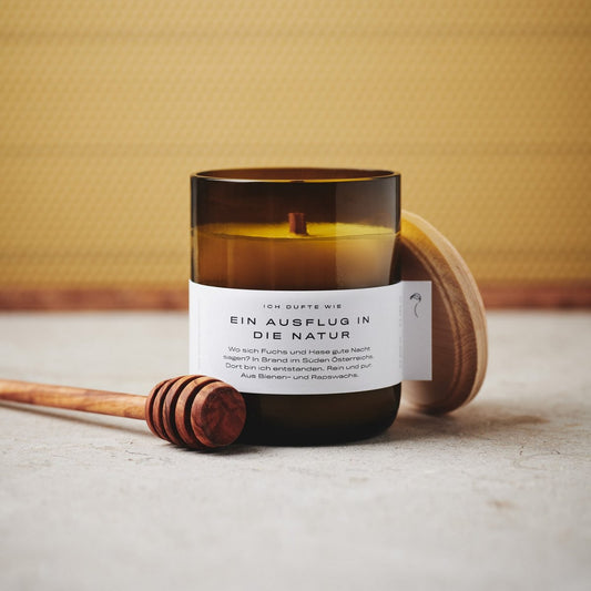 Kerze Duftkerze im Glas | Ein Ausflug in die Natur