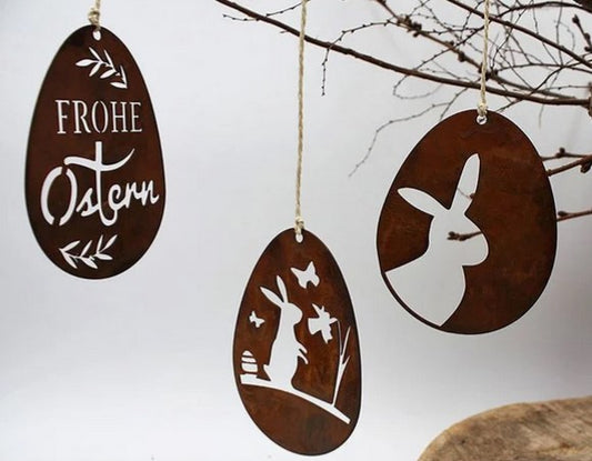 Osterstrauß Behang | 3 Sets | Edelrost