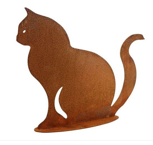 Katze Metall Rost
