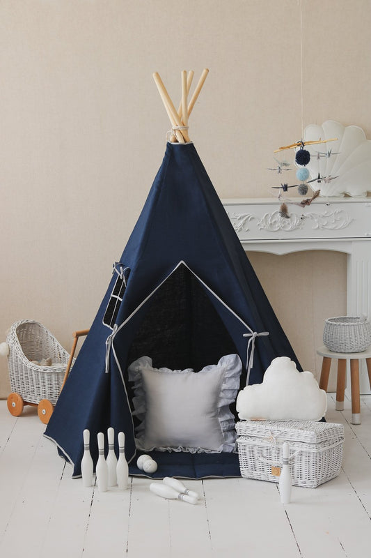 Kinderzelt Tipi Marine