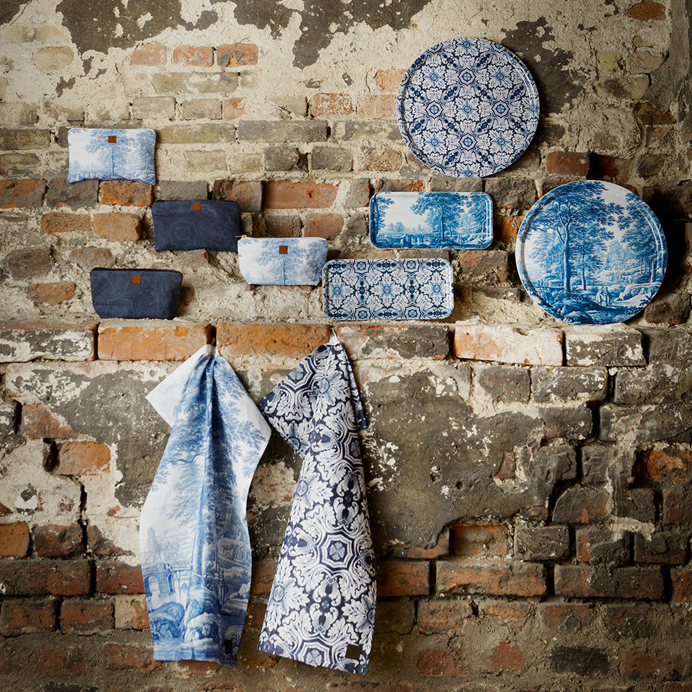 Serviertablett "Landschaft" | ein Traum in Blau