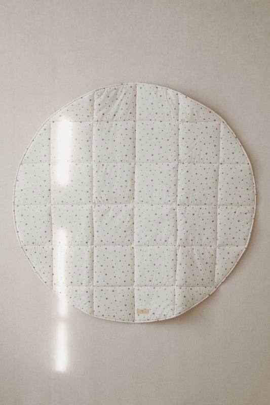 Kinderzelt Matte Gold Star | Kinderteppich -| Spielmatte
