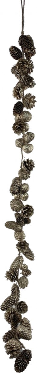 Zapfengirlande natur/gold
