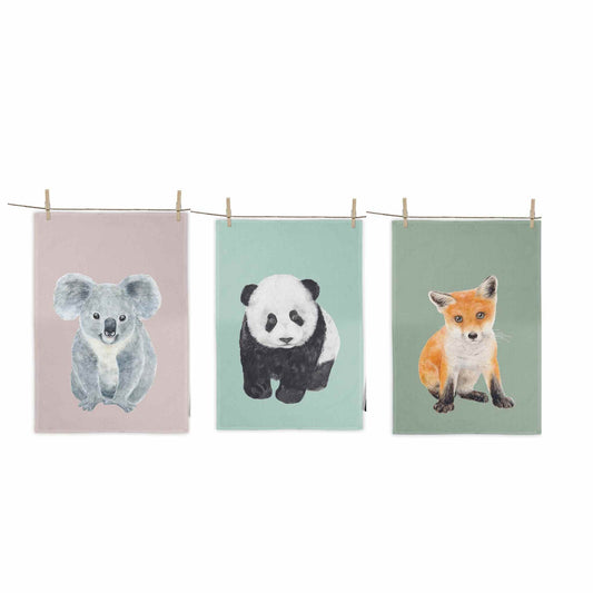 Geschirrtücher mit Tiermotiven | Abtrocknen macht auf einmal Spaß