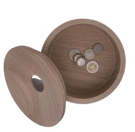 Eichenschale Münzsammler