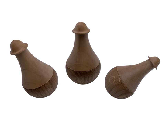 Stehaufmännchen aus Holz