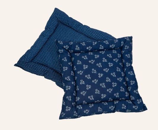 Sitzkissen Baumwolle "Blaudruck" | ein Servus aus Österreich