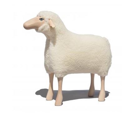 Holzschaf "Michel" | in Lebensgröße nahezu echt