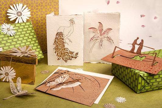 Grußkarte "der kleine Waschbär"" | Holzkarte als Dekostück