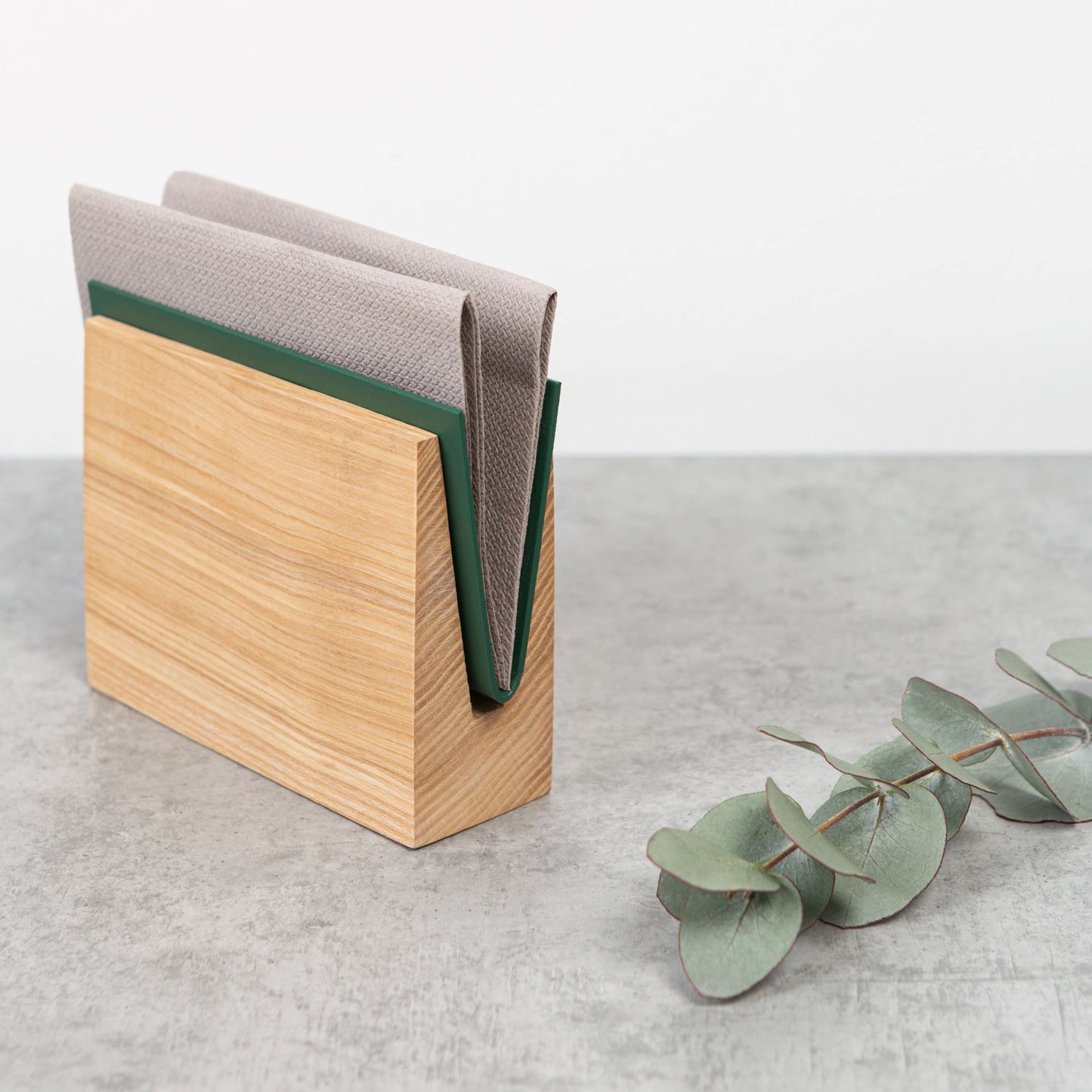 Serviettenhalter | Papierhalter | Holz und Metall