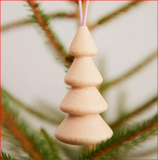 Baumhänger Tannenbäumchen Buche | Lederanhänger