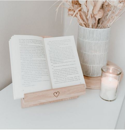 Holz-Kochbuchständer aus Eiche