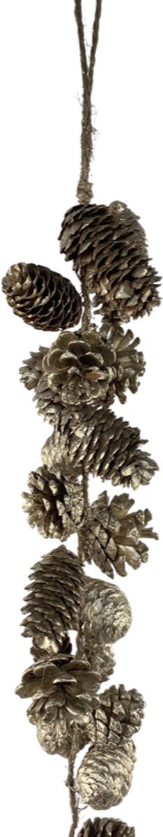 Zapfengirlande natur/gold