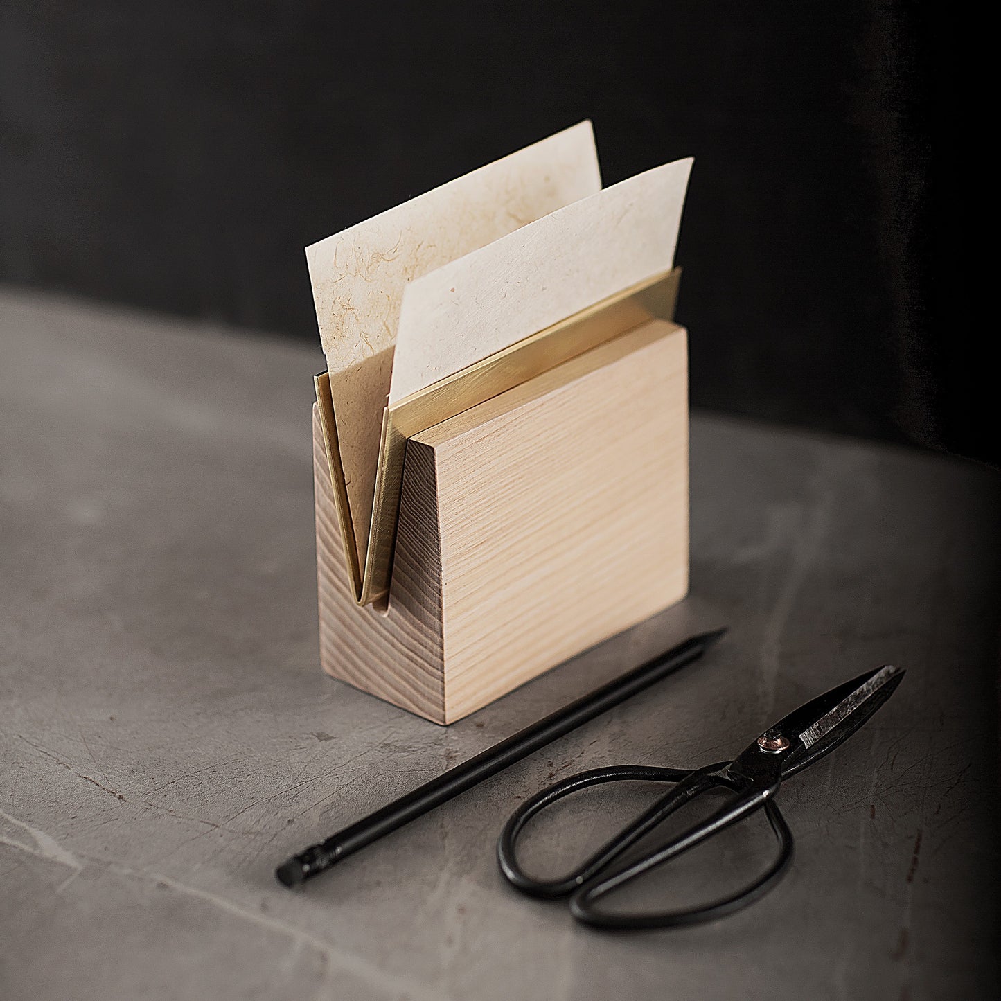 Serviettenhalter | Papierhalter | Holz und Metall