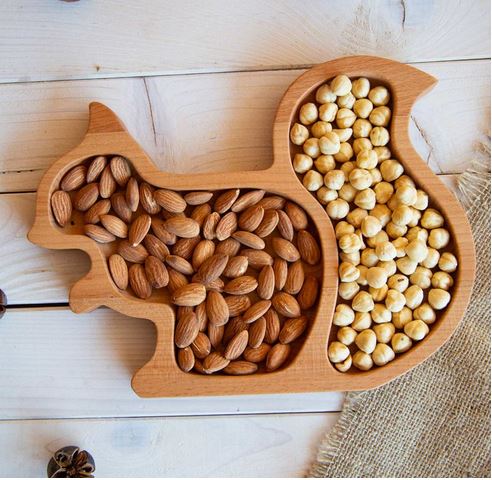 Holzschale Eichhörnchen