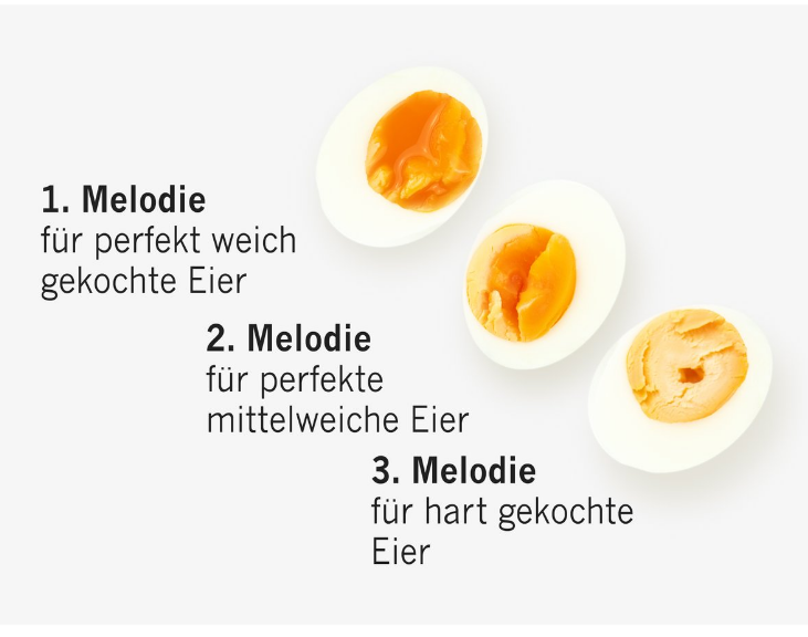 Eieruhr | Melodien für die Garzeit