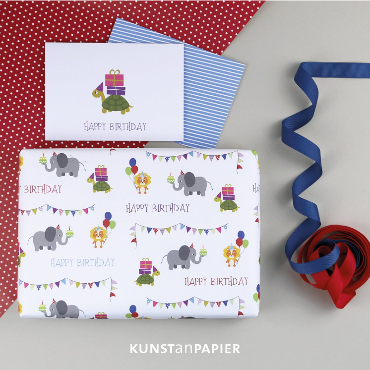 Geschenkpapier "Tiere" | große Geschenke für kleine Menschen