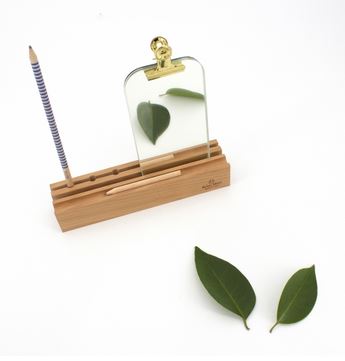 Holz Schreibtisch-Organizer aus Buche