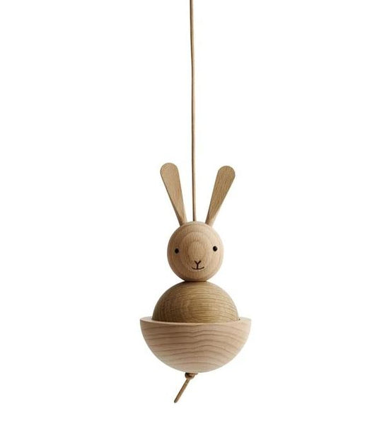 Holzhase "Hoppel" | hoppelt garantiert nicht davon