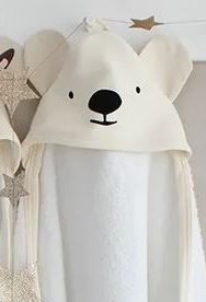 Kapuzenhandtuch "Eisbär"