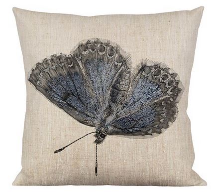 Kissenbezug Botanic | Blumen und Schmetterlinge aus Schweden