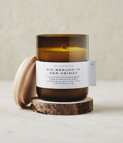 Kerze Duftkerze im Glas | ein Besuch in der Heimat