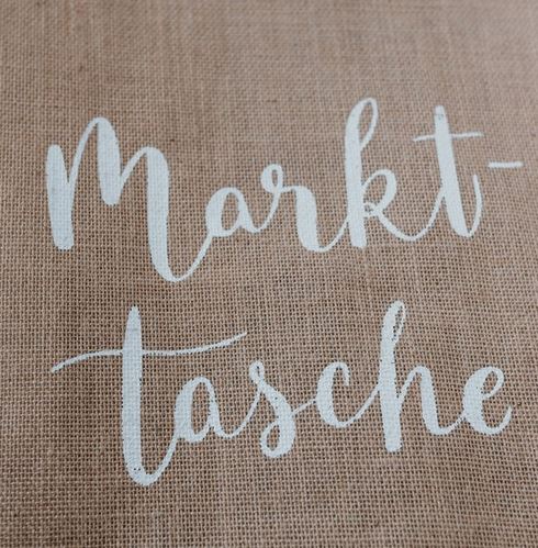 Einkaufstasche Jute "Marktshopper"