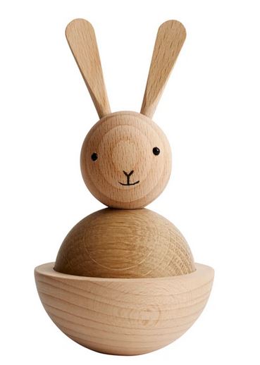 Holzhase "Hoppel" | hoppelt garantiert nicht davon