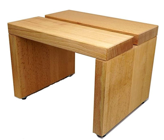 Holzschemel - Tritthocker aus Buchenholz