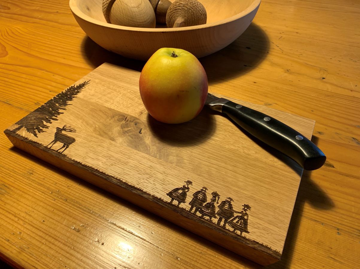 Vesperbrett aus Wildeiche | aus dem Schwarzwald