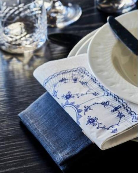 Servietten Musselmalet | Accessoires Royal Copenhagen