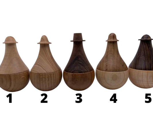 Stehaufmännchen aus Holz