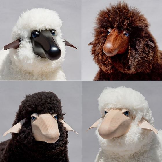 Holzschaf "Michel" | in Lebensgröße nahezu echt