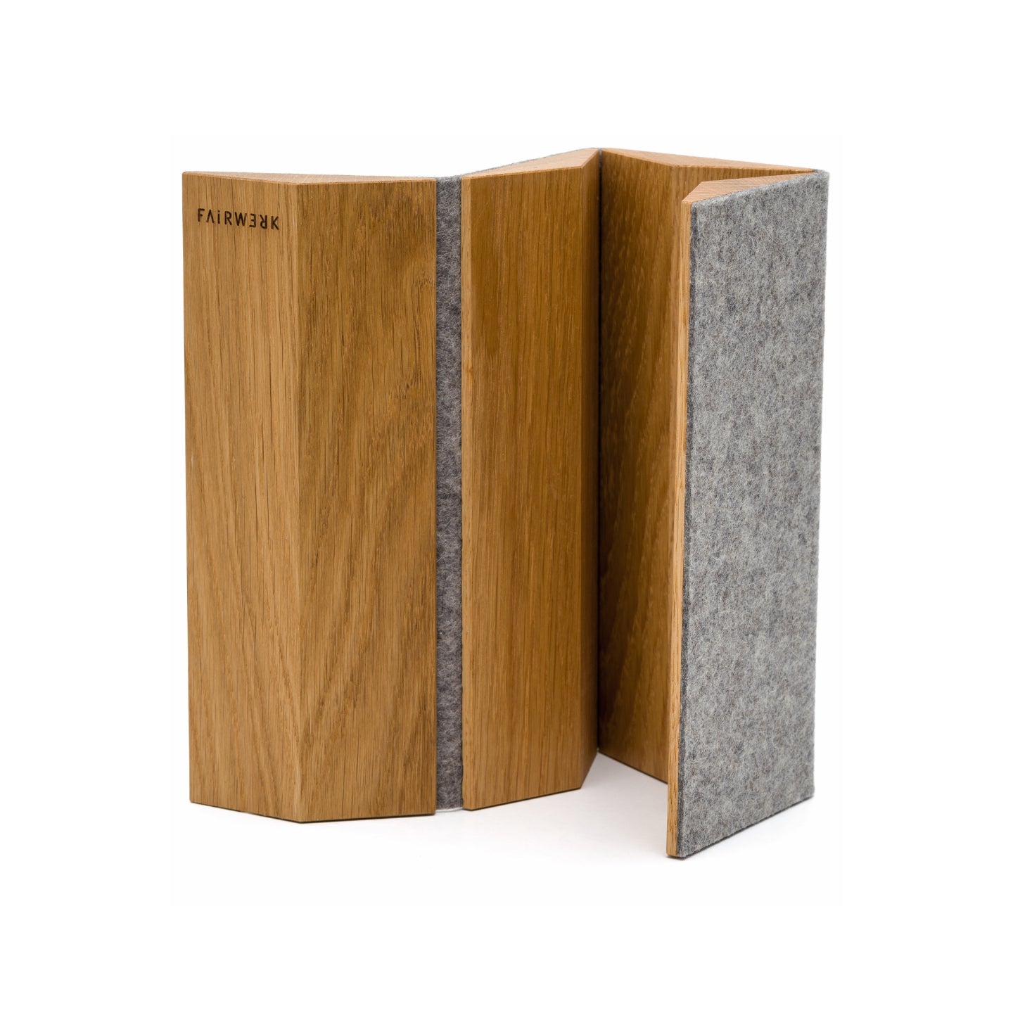 Flaschenhalter "Weinberg" aus Eichenholz | minimalistisches Weinregal