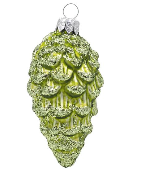 Weihnachtsbaumschmuck Tannenzapfen | Glas