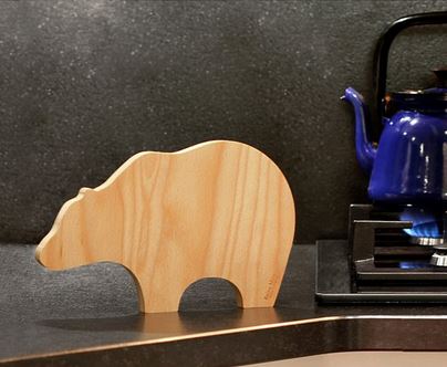 Holz-Vesperbrett "Bär"