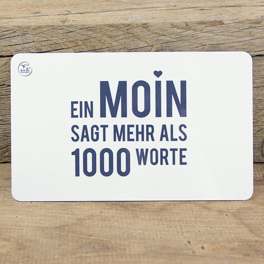 Frühstücksbrettchen  Moin | Maritimes aus Hamburg