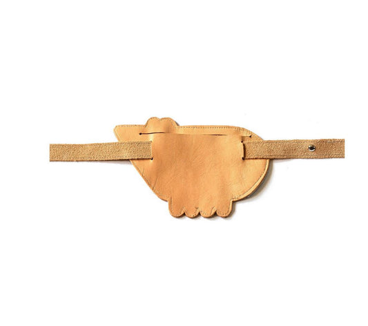 Kinder-Gürteltasche aus Leder | voll bärig