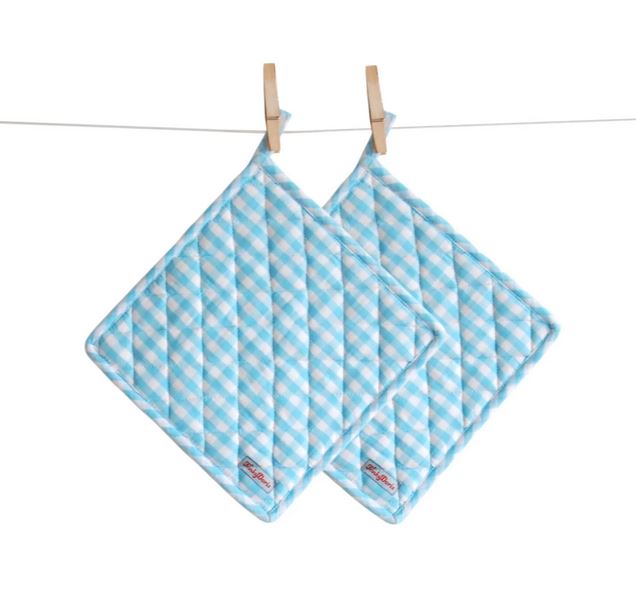 Topflappen Set von  Funky Doris | Vichy Karo