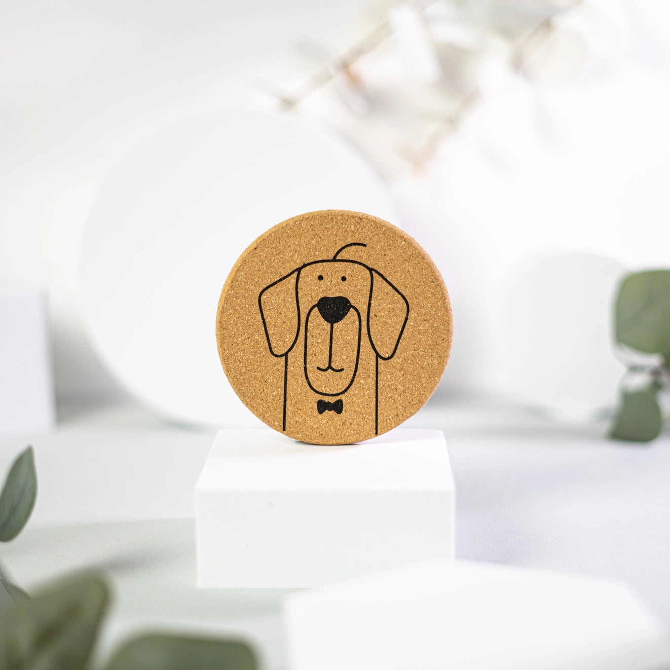 Untersetzer Kork für Hundeliebhaber