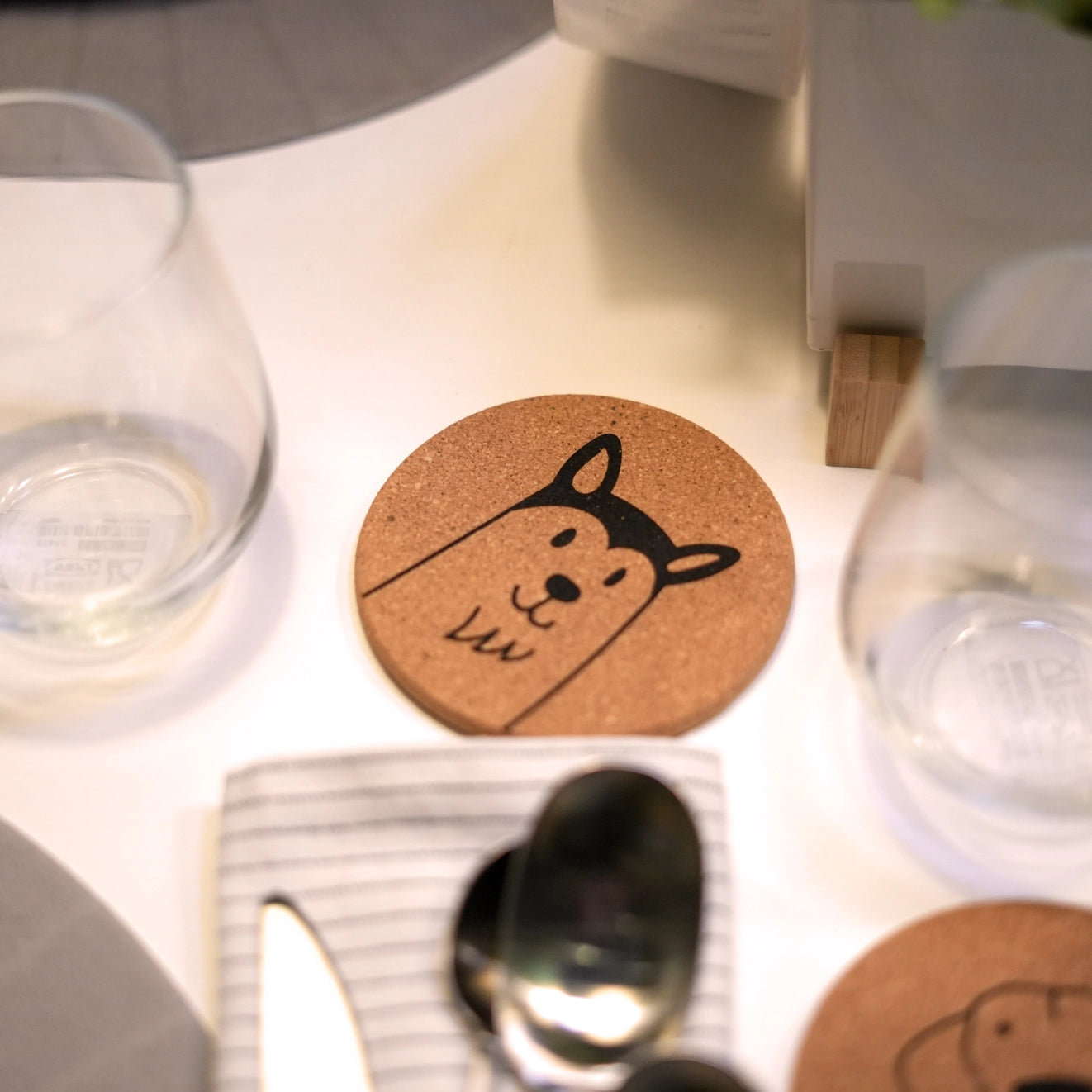 Untersetzer Kork für Hundeliebhaber