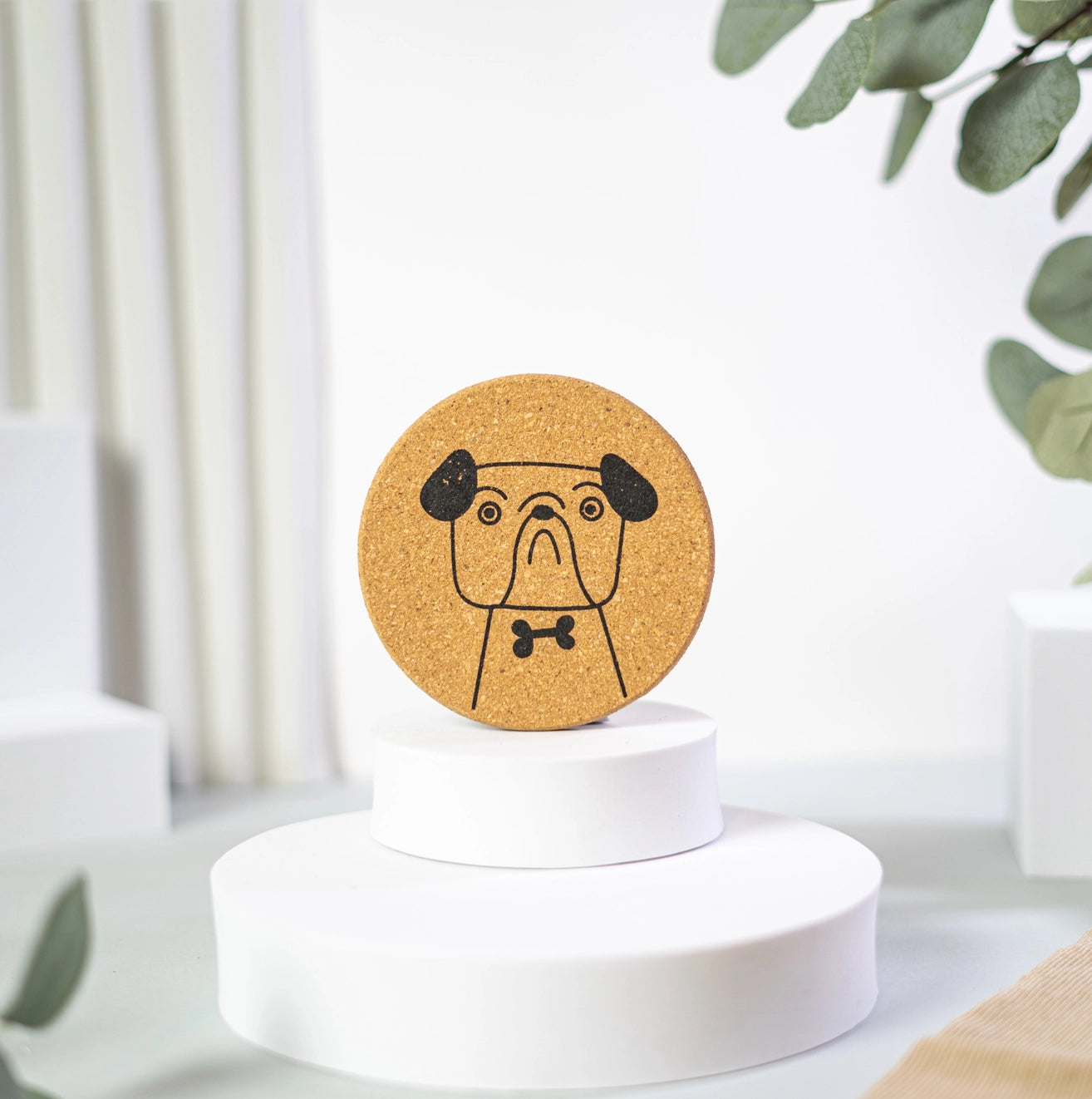 Untersetzer Kork für Hundeliebhaber