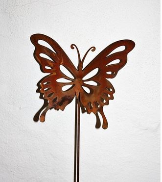 Deko Schmetterling zum Hängen und Stecken | Edelrost