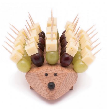 Holz Käseigel - die 70iger sind willkommen