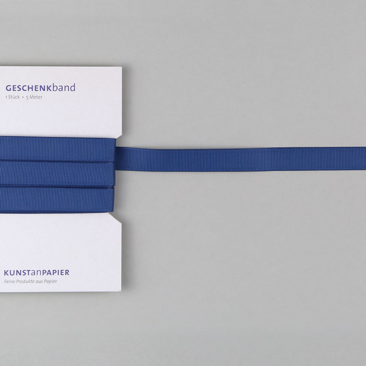 Geschenkband Rips | Hellblau Dunkelblau Mauve