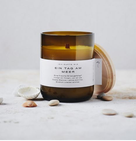 Kerze Duftkerze im Glas | ein Tag am Meer