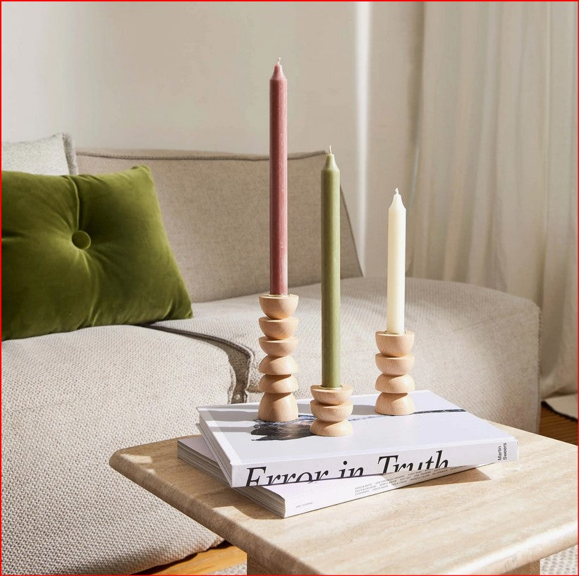 Holzvase Kerzenständer Bildhalter | Design Nordic